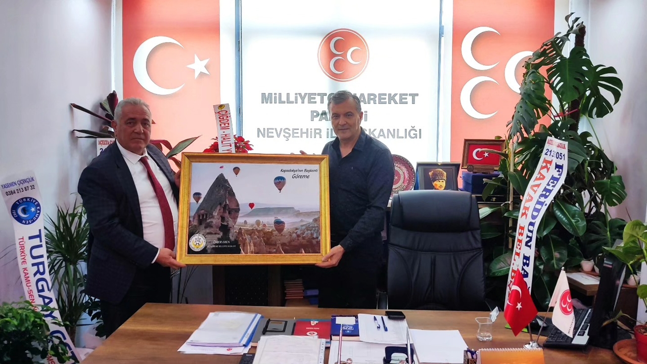 Göreme Belediyesi’nden MHP Nevşehir İl Başkanlığına Ziyaret