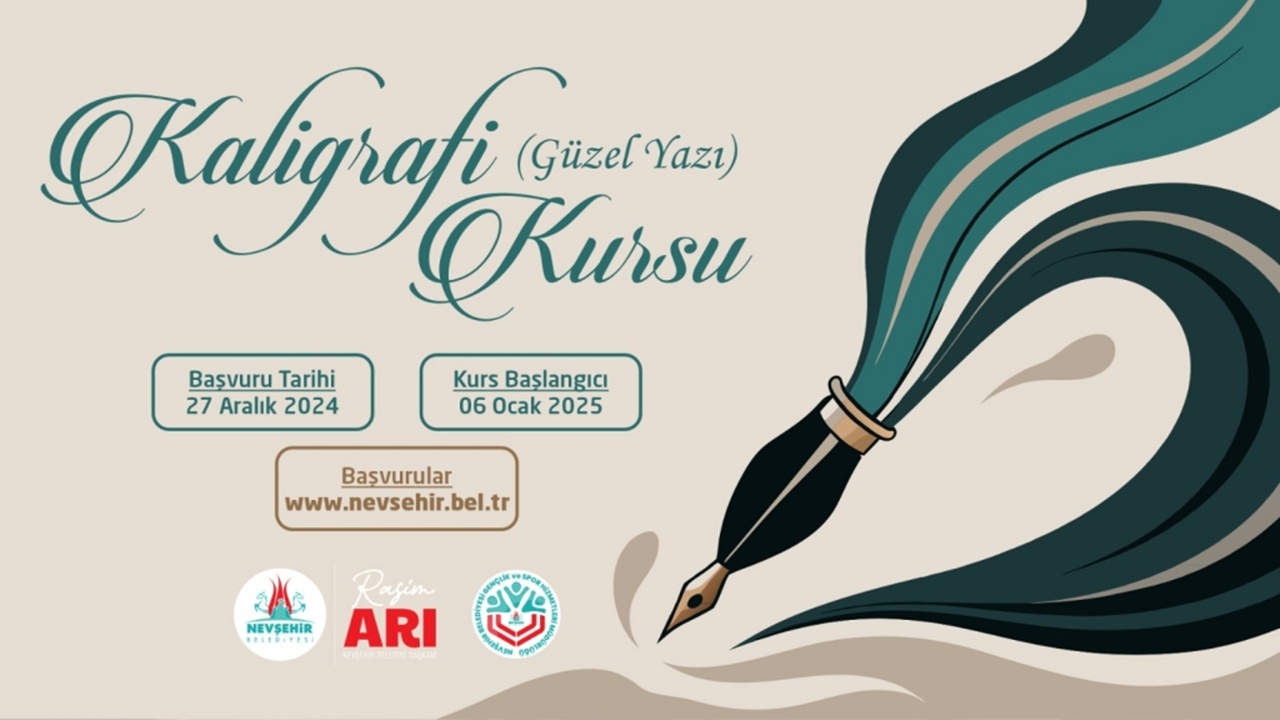 Nevşehir’de Kaligrafi (Güzel Yazı) Kursu Başlıyor