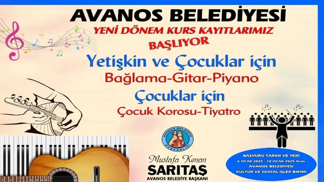 Avanos Belediyesi’nde Yeni Dönem Kurslar İçin Kayıtlar Başlıyor