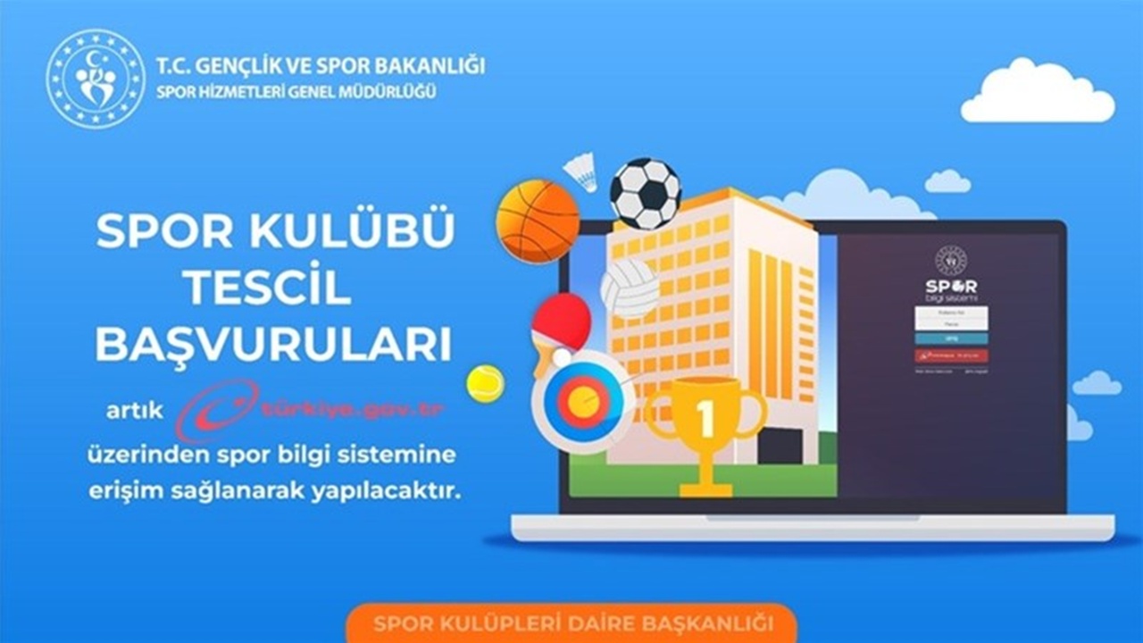 Spor Kulübü Tescilinde Dijital Dönem Başladı