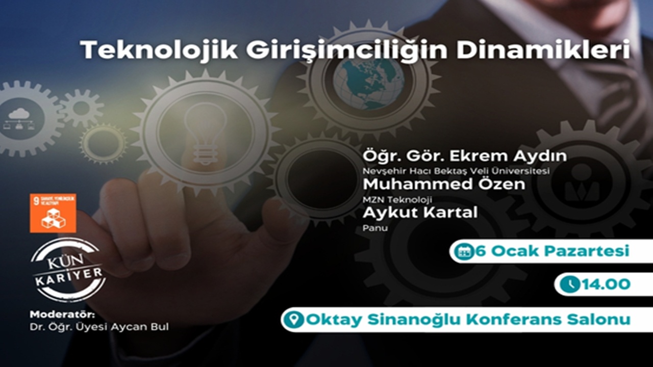 “Teknolojik Girişimciliğin Dinamikleri” Etkinliği Düzenlenecek