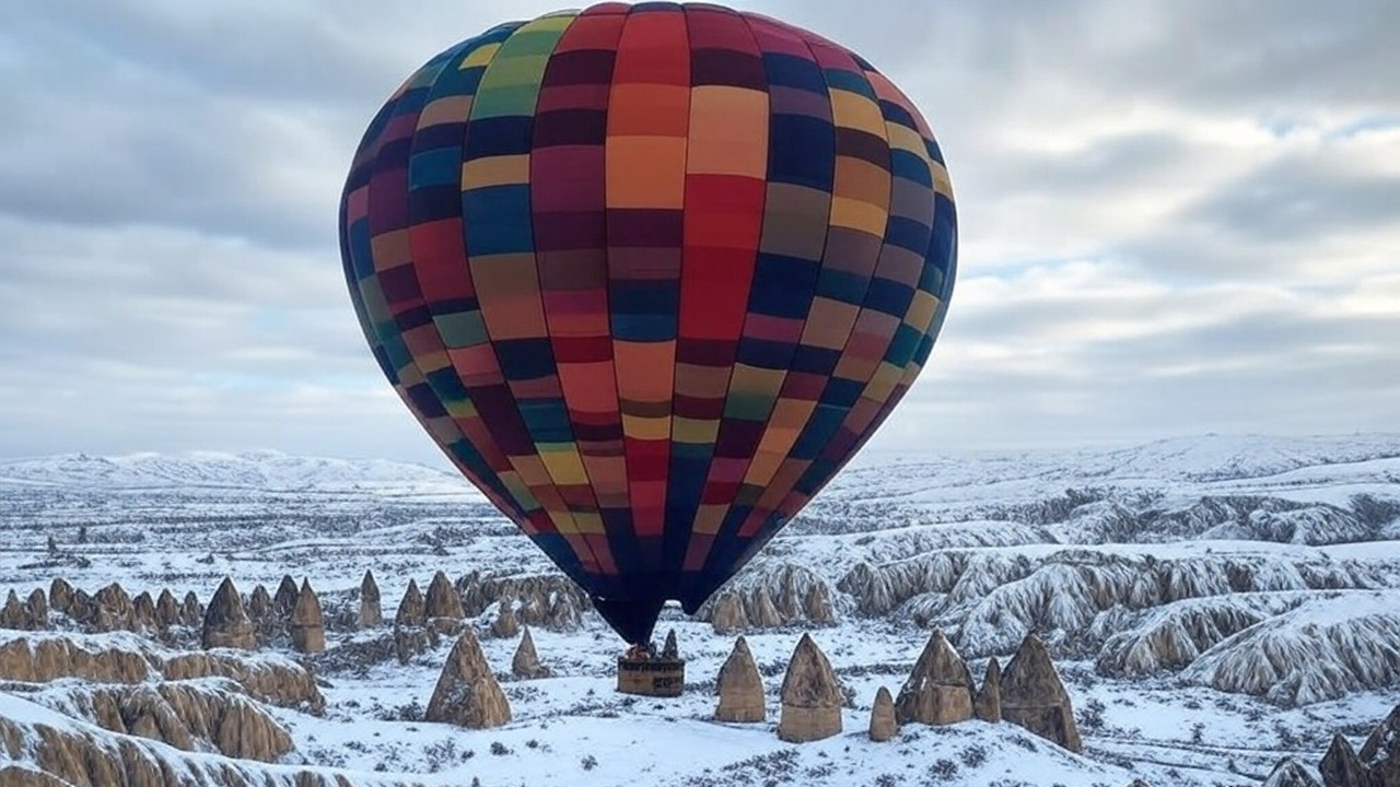 Kapadokya’da Balon Turları Yine Hava Koşulları Nedeniyle İptal Edildi