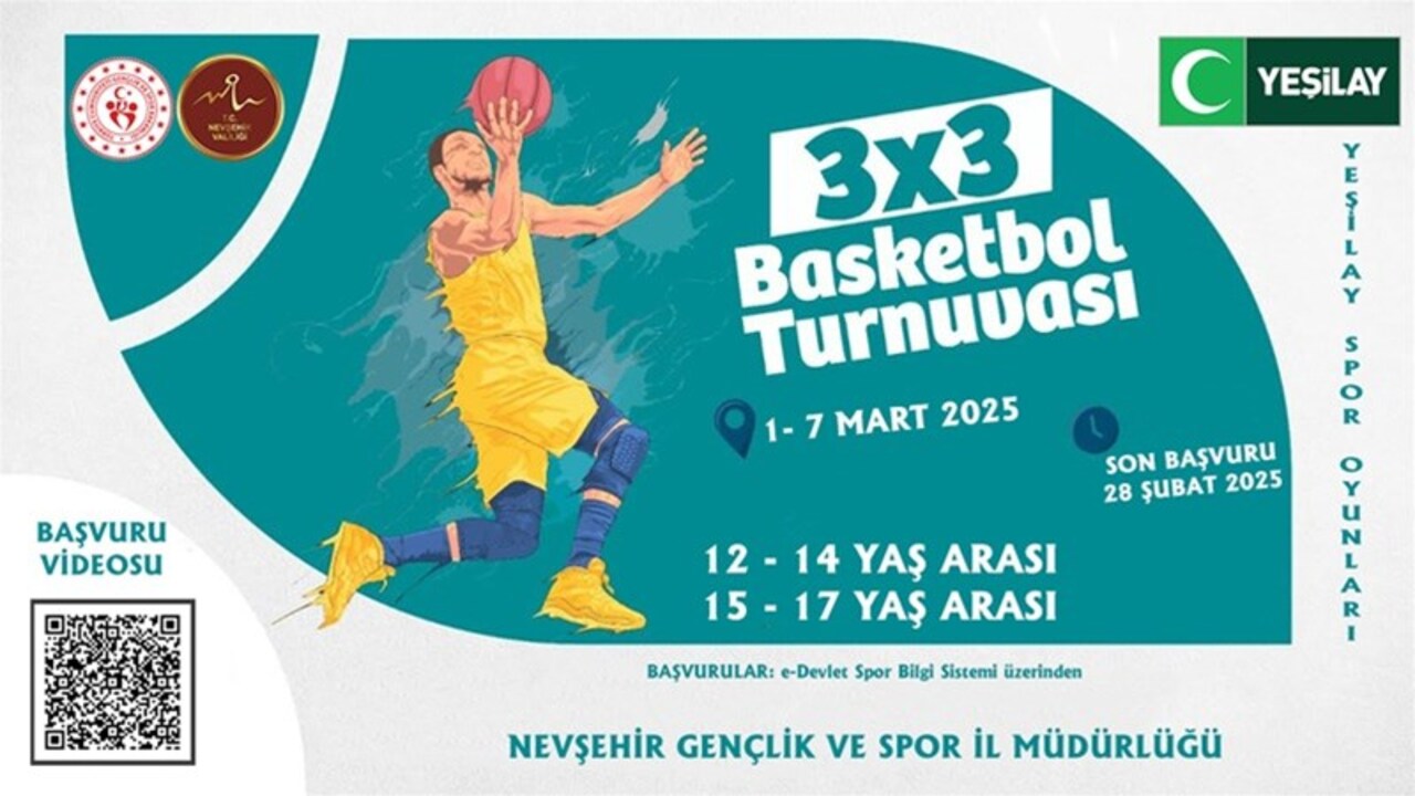 Yeşilay Spor Oyunları 3×3 Basketbol Turnuvası Başlıyor