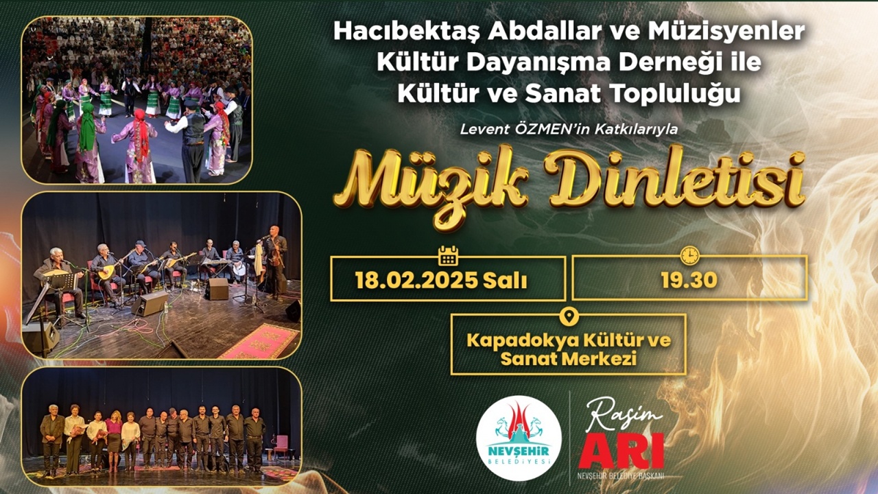 Hacıbektaş Abdalları Nevşehir’de Sahne Alacak