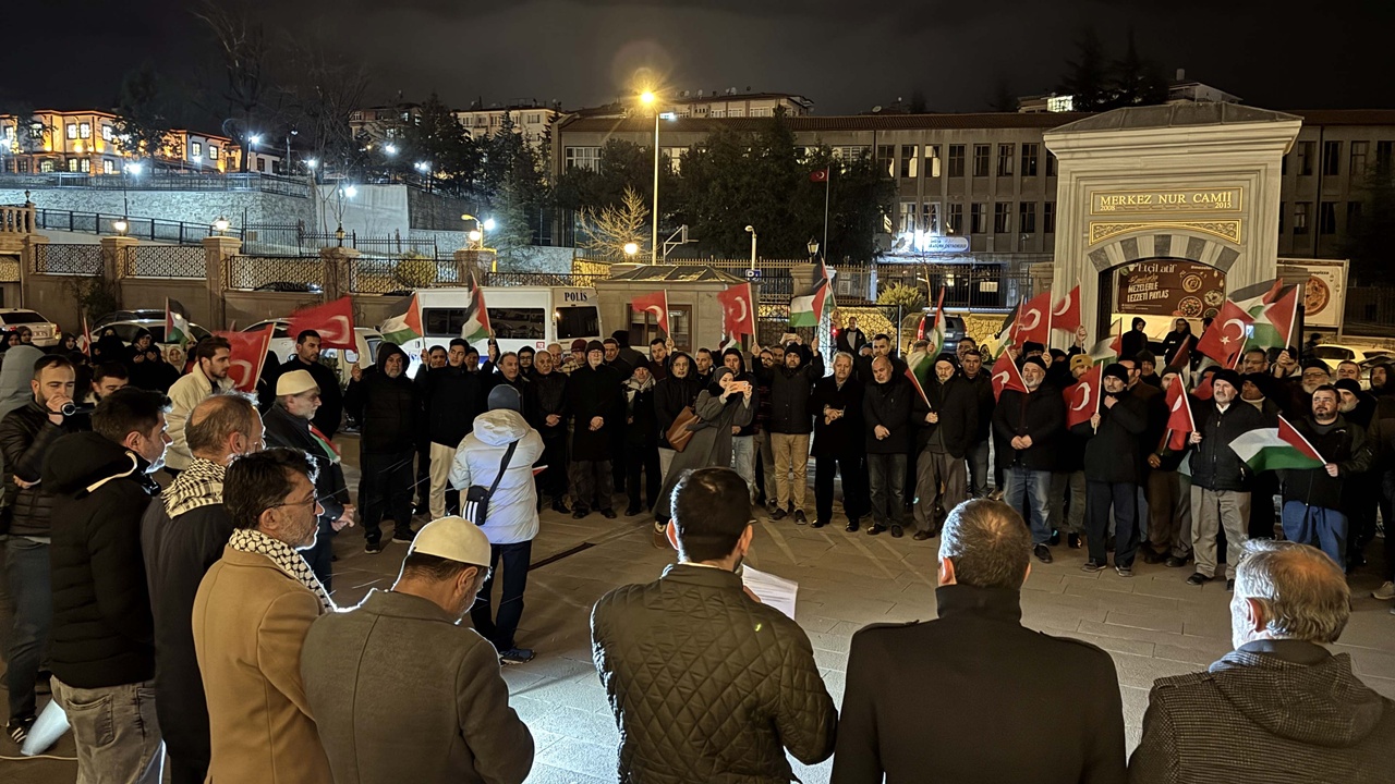 Nevşehir ve Kırıkkale’de İsrail Protesto Edildi