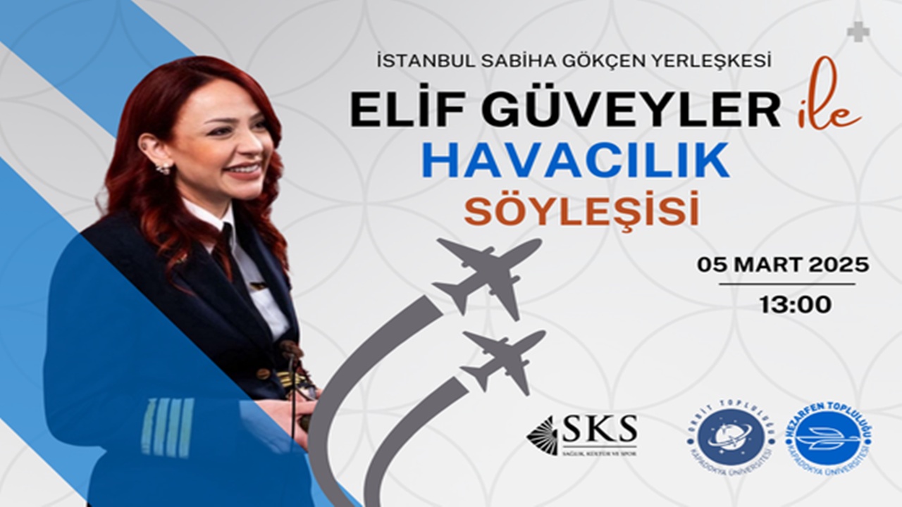 Elif Güveyler Kapadokya Üniversitesi’nde Havacılık Deneyimlerini Paylaşacak