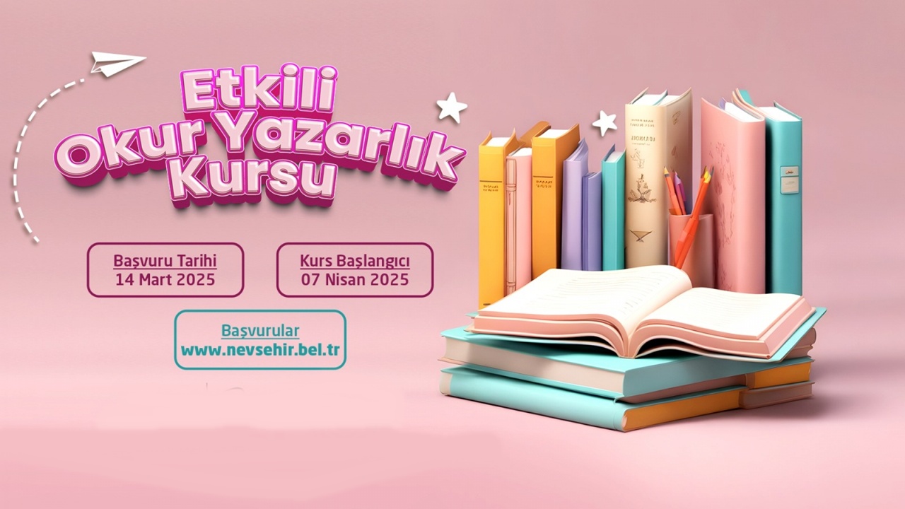 “Etkili Okur Yazarlık Kursu” 7 Nisan’da Başlıyor