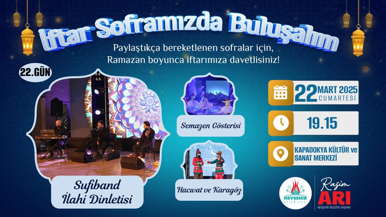 Nevşehir Belediyesi’nden Ramazan’a Özel Etkinlik