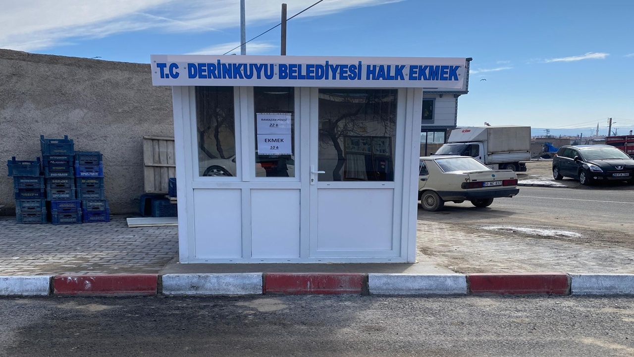 Derinkuyu’da İkinci Halk Ekmek Büfesi Hizmete Girdi