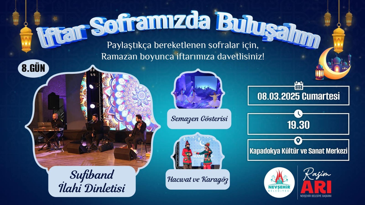 Nevşehir’de Ramazan Etkinlikleri Başlıyor