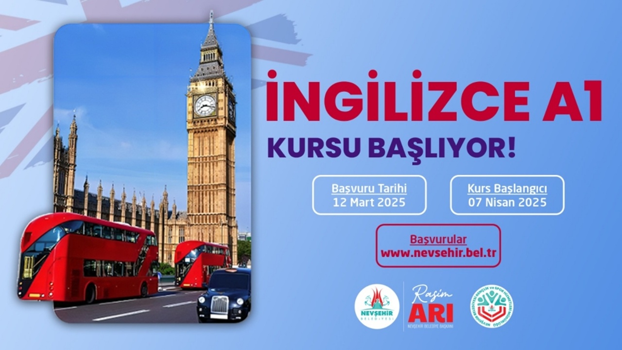 Ücretsiz İngilizce A1 Kursu Kayıtları Başladı