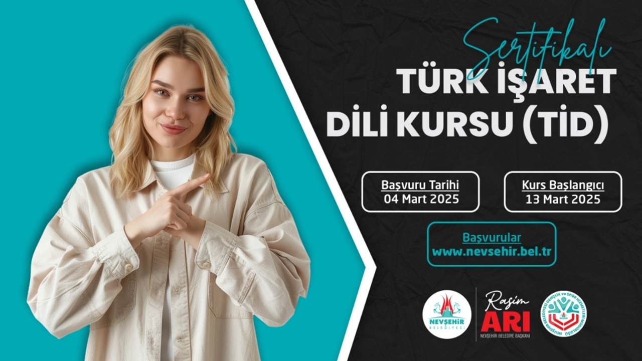 Nevşehir’de Sertifikalı Türk İşaret Dili Kursu Başlıyor