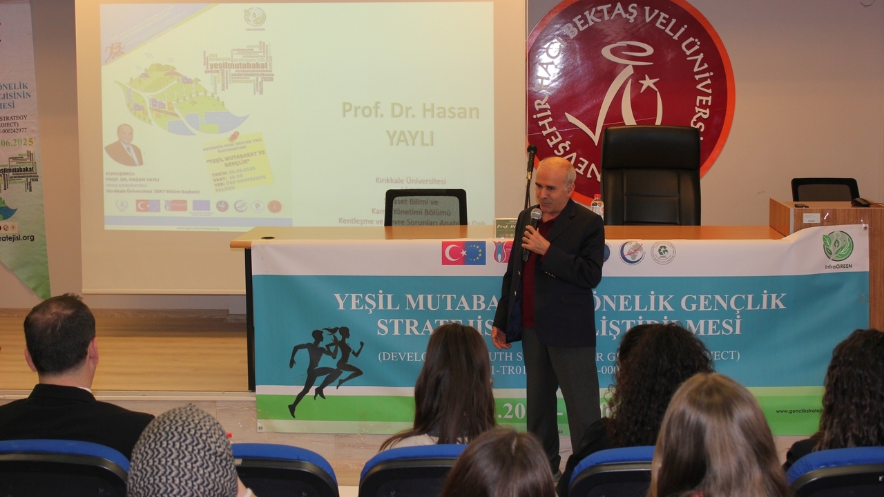 NEVÜ’de “Yeşil Mutabakat ve Gençlik” Konulu Konferans Düzenlendi